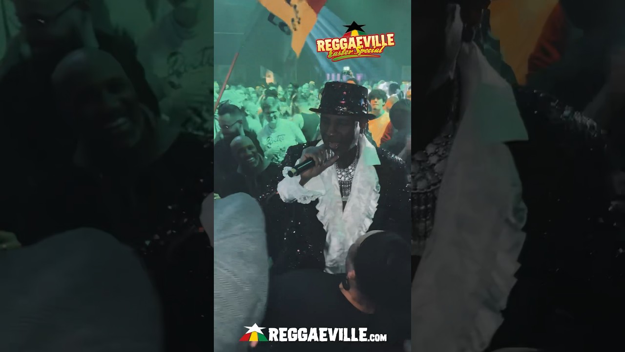 Eek A Mouse walks through the crowd in Dortmund, Germany @ Reggaeville Easter Special 2024 [3/30/2024]