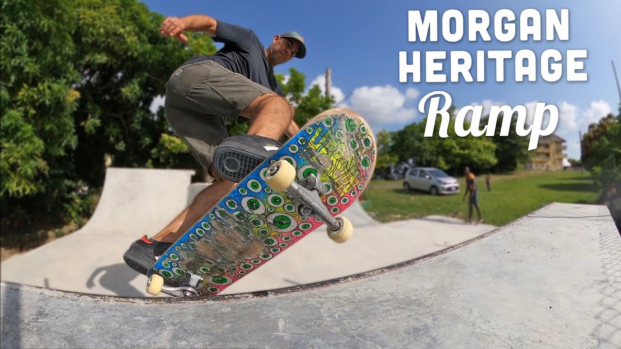 Ras Kitchen - The Morgan Heritage Skateboard Ramp in Jamaica! [8/26/2022]