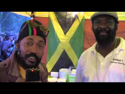 Lutan Fyah Shout out for Pelican Jamaican Food [7/7/2014]