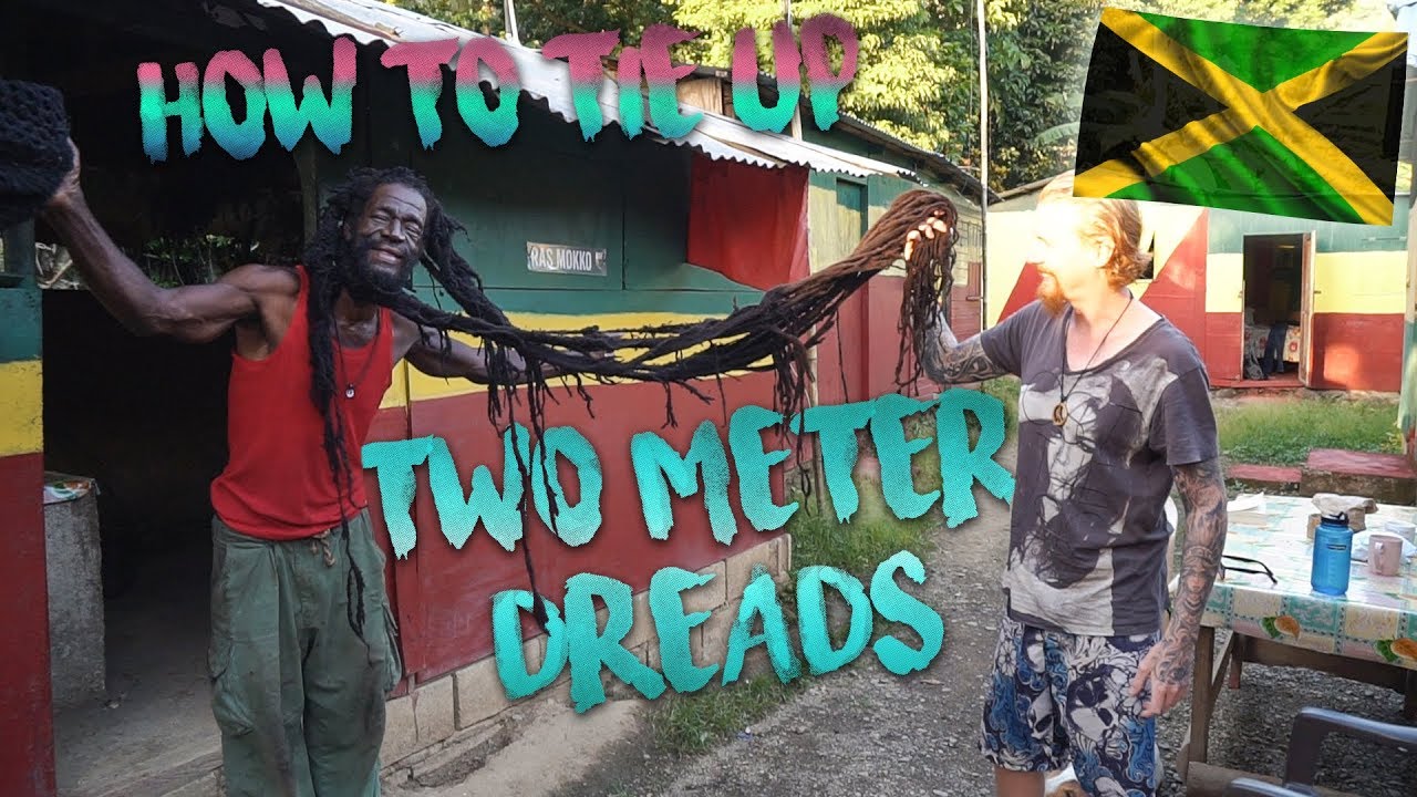 Ras Mokko - Insane 2+ Meter Dreadlocks Jamaica (BackpackingSimon Vlog) [3/26/2019]