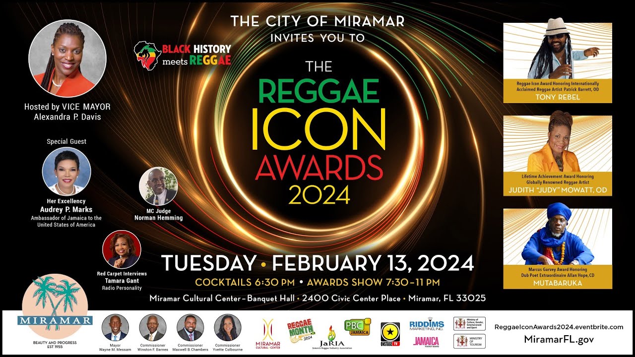 Reggae Icon Awards 2024 (Live Stream) [2/13/2024]