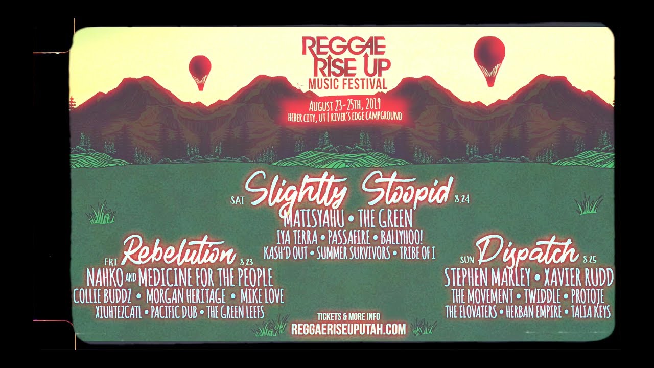 Reggae Rise Up Utah 2019 (Trailer) [6/19/2019]