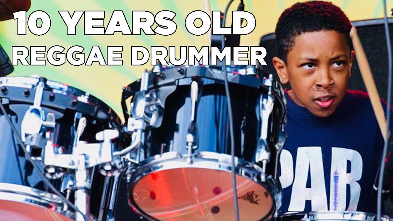 10 years old Reggae Drummer Nathan Burnett @ Liberation Festival 2019 [5/4/2019]