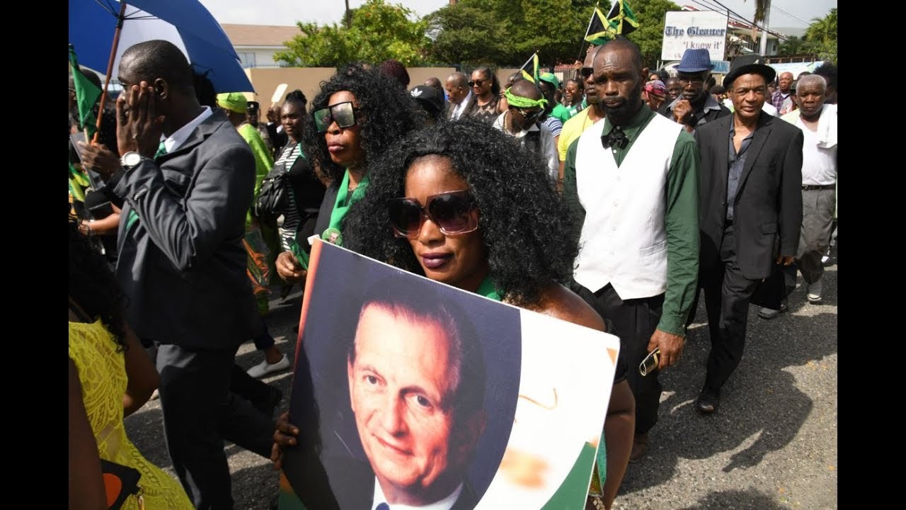 Hundreds turn out for colourful Seaga funeral [6/23/2019]