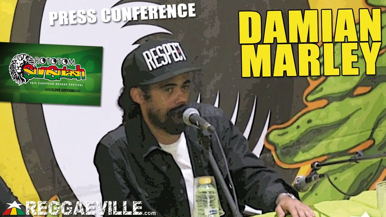 Damian Marley Press Conference @ Rototom Sunsplash [8/24/2013]