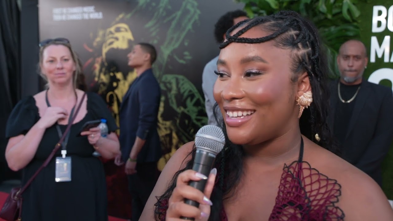 Zuri Marley - Red Carpet Interview @ Bob Marley One Love Jamaica Premiere [1/23/2024]