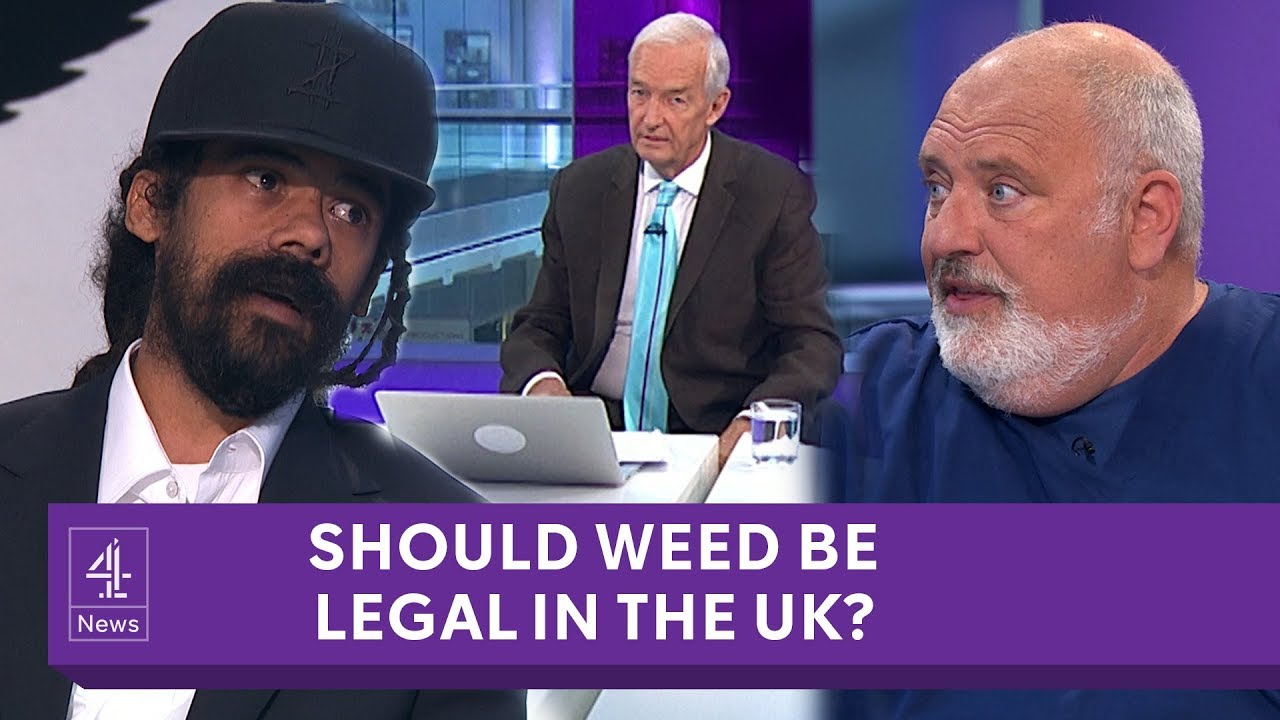 Damian Marley and Dr D'Ambrosio discuss legalizing weed in the UK (Channel 4 News) [6/28/2018]