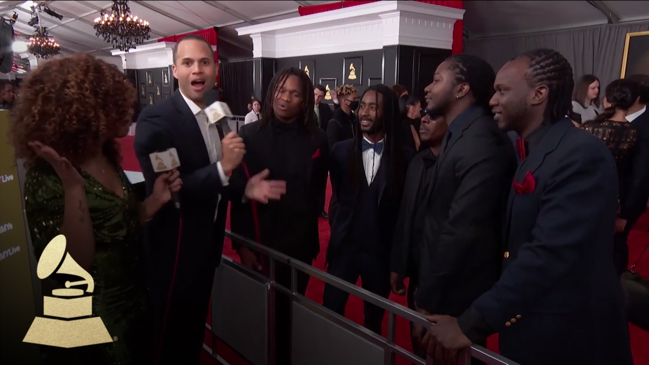 Red Carpet Interview with Raging Fyah @ 59th Grammy Awards [2/12/2017]
