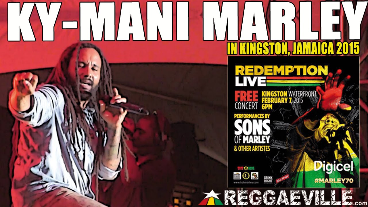 Ky-Mani Marley - Concrete Jungle in Kingston, Jamaica @ Bob Marley 70th Birthday Celebration [2/7/2015]