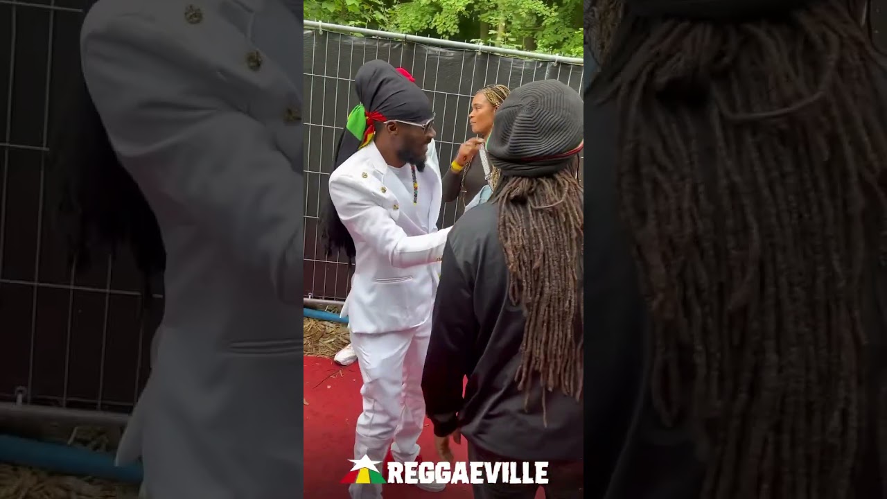 Natty King & Duane Stephenson - Backstage @ Reggae Jam 2023