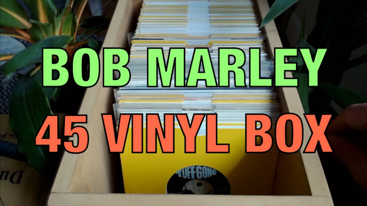 Look Through A Box Of Bob Marley 7" Singles - Vinyl Record Collection Talk On A Rainy Day [5/20/2021]