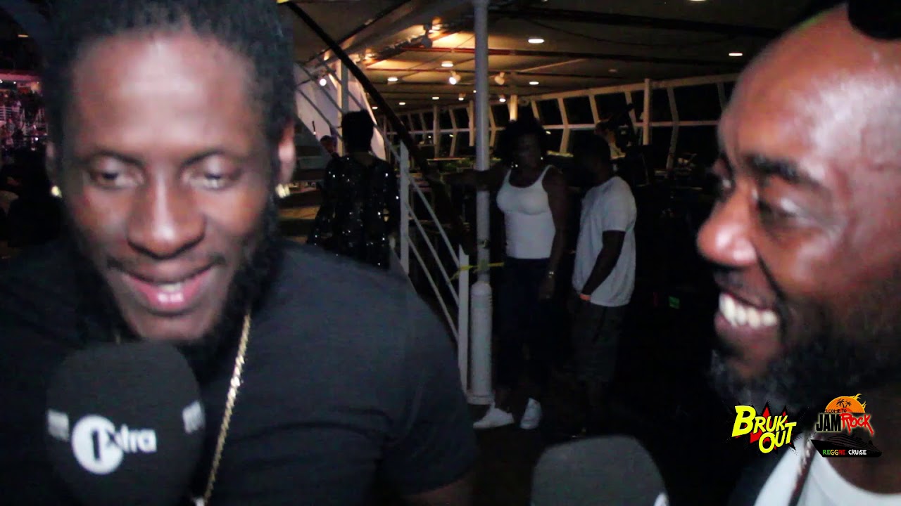 Aidonia Interview by Seani B @ Welcome To Jamrock Reggae Cruise 2018 [12/5/2018]