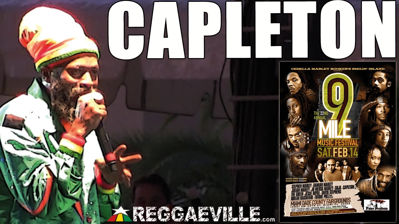 Capleton in Miami, FL, USA @ 9 Mile Music Festival 2015 [2/14/2015]