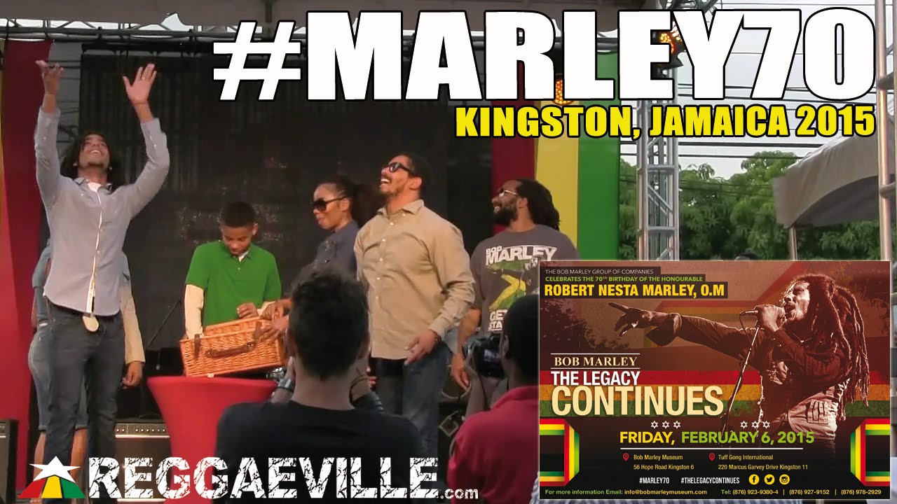 Marley Family Releases White Doves @ Bob Marley Birthday Celebration in Kingston, JA [2/6/2015]