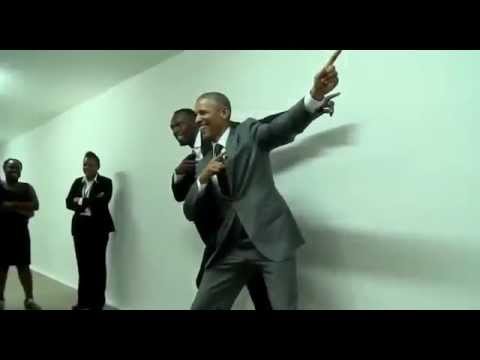 President Obama meets Usain Bolt in Jamaica [4/11/2015]