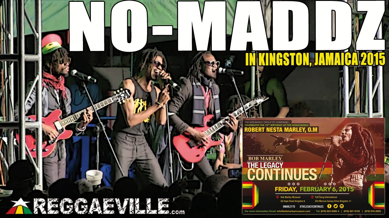 No-Maddz - Ganja Stain in Kingston, Jamaica @ Bob Marley 70th Birthday Celebration [2/6/2015]