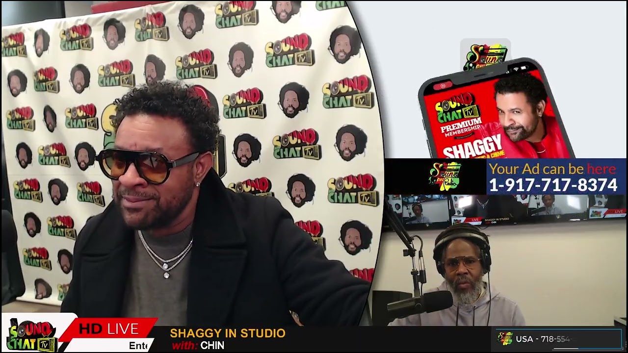 Shaggy Interview @ Irish & Chins Soundchat