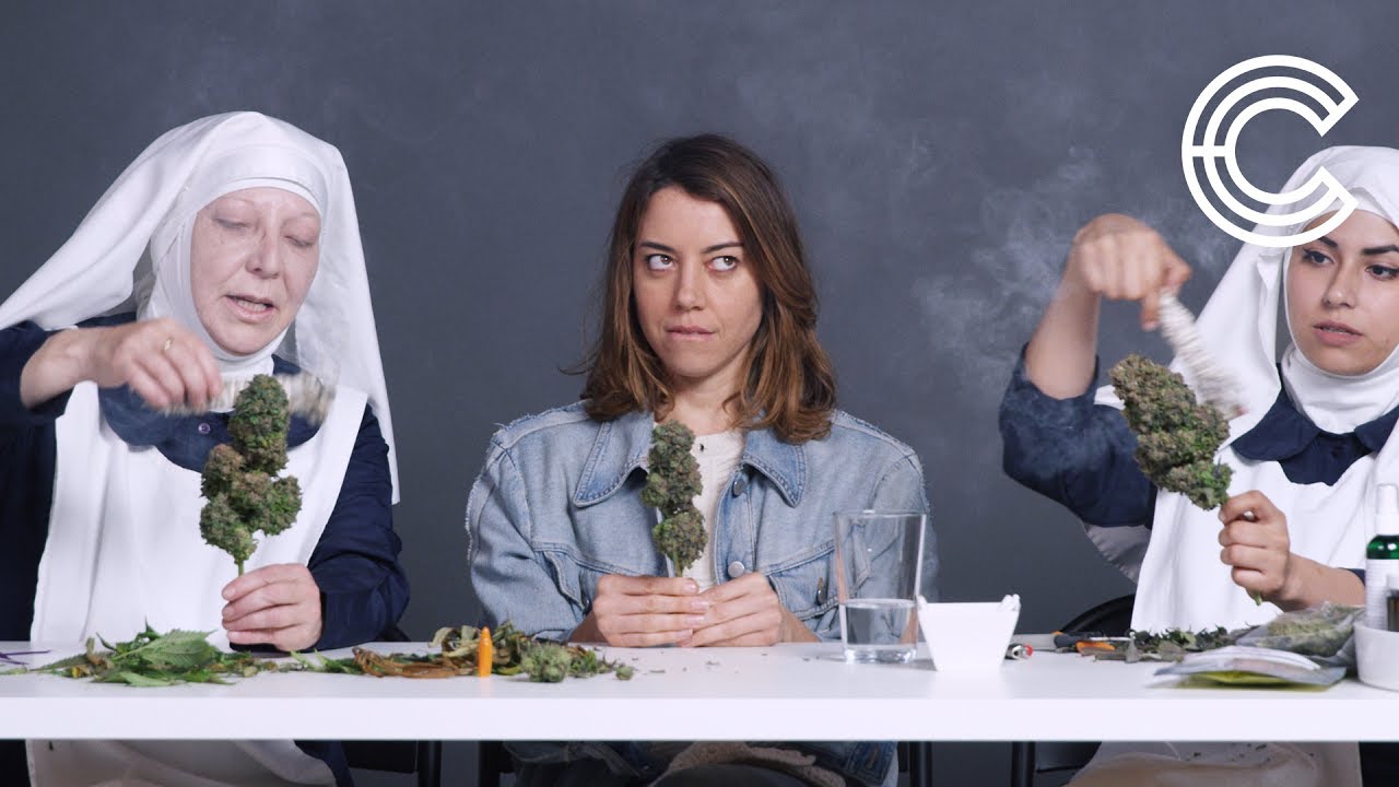 Aubrey Plaza Smokes Pot with the Weed Nuns [6/21/2017]