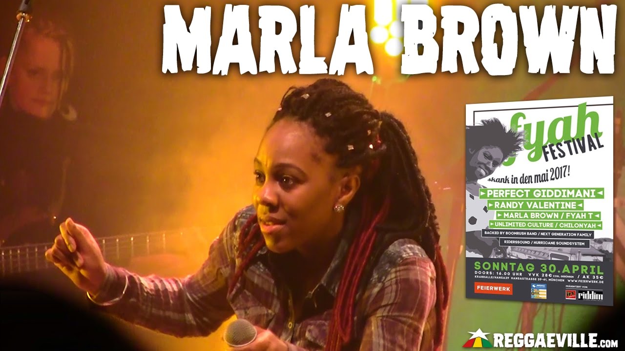 Marla Brown & Next Generation Family @ Fyah Festival in Munich, Germany [4/30/2017]