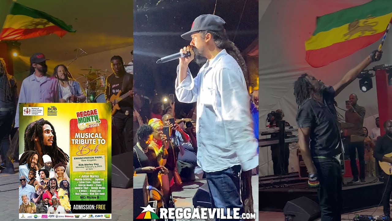 Julian & Damian Marley in Kingston, Jamaica @ Musical Tribute to Bob [2/6/2023]