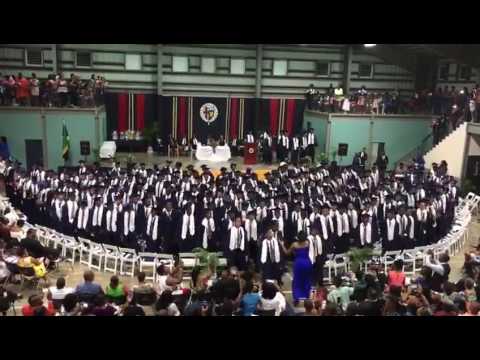 Jamaica College Graduation Class Pays Tribute To Chronixx [7/9/2017]