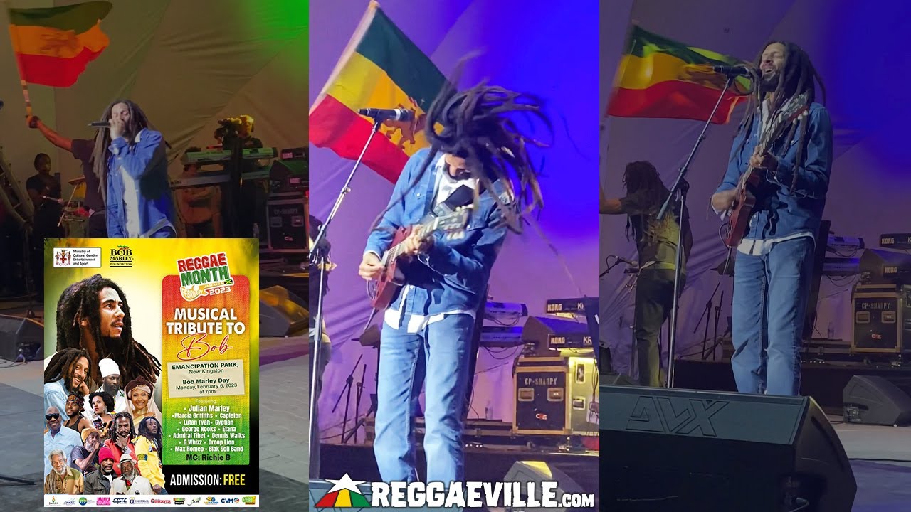 Julian Marley in Kingston, Jamaica @ Musical Tribute to Bob 2023 [2/8/2023]