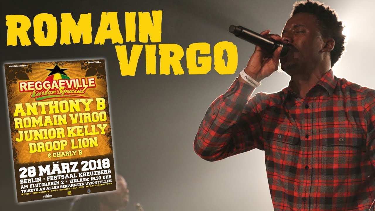 Romain Virgo in Berlin, Germany @ Reggaeville Easter Special 2018 [3/28/2018]