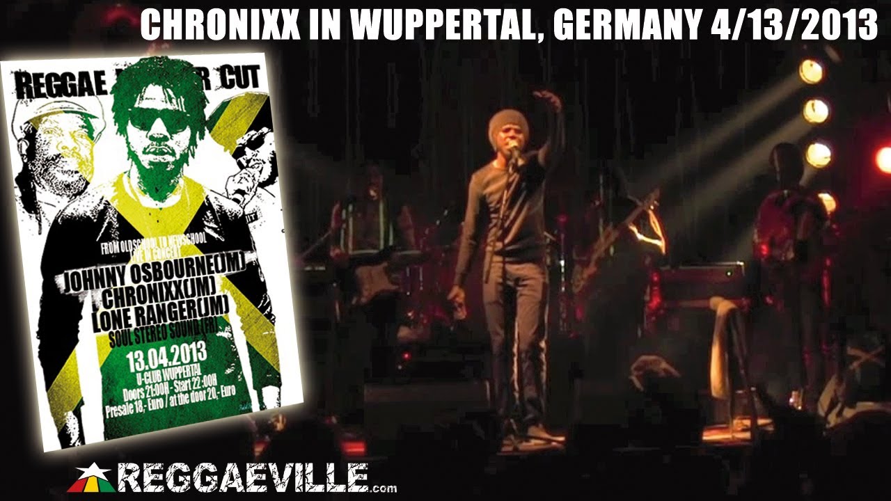 Chronixx & Zinc Fence Band in Wuppertal, Germany [4/13/2013]
