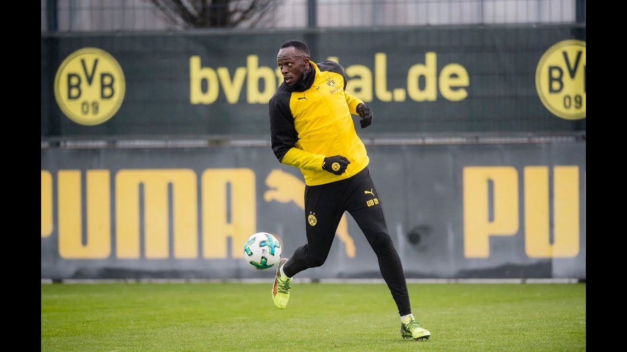 Usain Bolt - Full Training Session with Borussia Dortmund [3/23/2018]