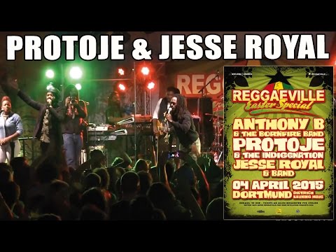 Protoje feat. Jesse Royal - Kingston Be Wise in Dortmund @ Reggaeville Easter Special 2015 [4/4/2015]