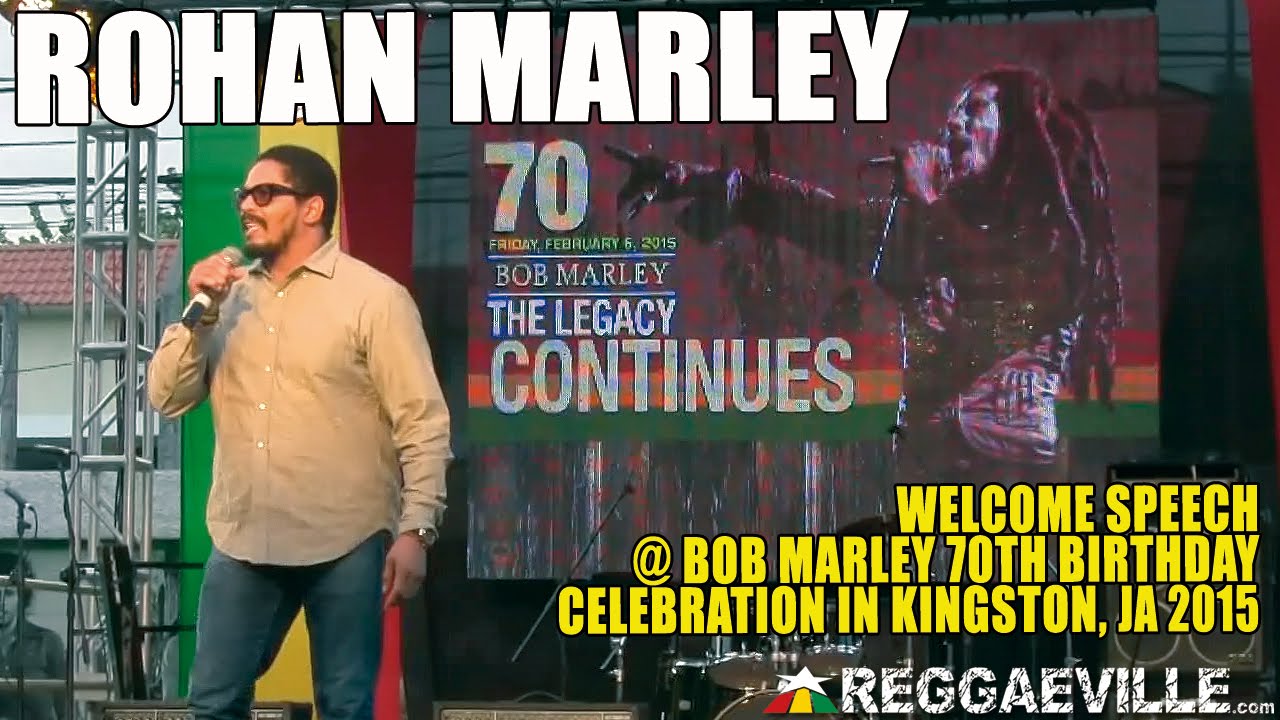 Rohan Marley - Welcome Speech @ Bob Marley 70th Birthday Celebration in Jamaica [2/6/2015]