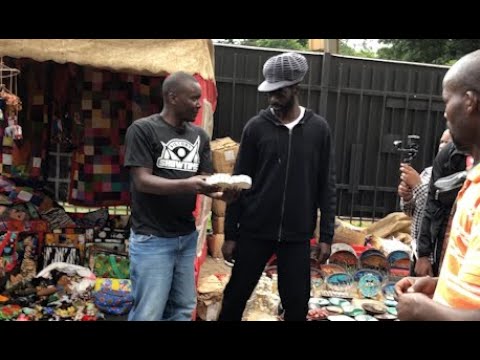 Buju Banton Tours Maasai Market in Kenya [2/14/2020]