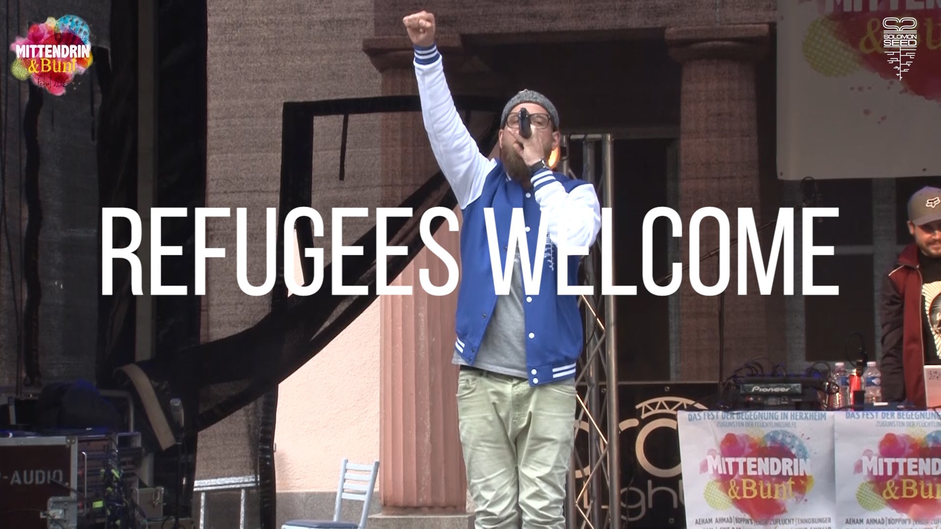Solomon Seed - Refugees Welcome / Hey Mama in Herxheim, Germany @ Mittendrin & Bunt Festival 2016 [5/15/2016]