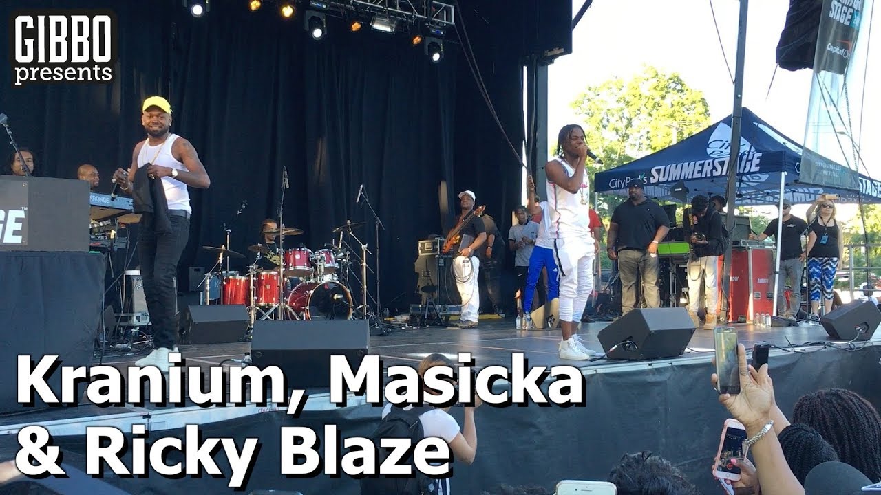 Kranium, Masicka & Ricky Blaze in Queens, NY @ Springfield Park [7/6/2018]