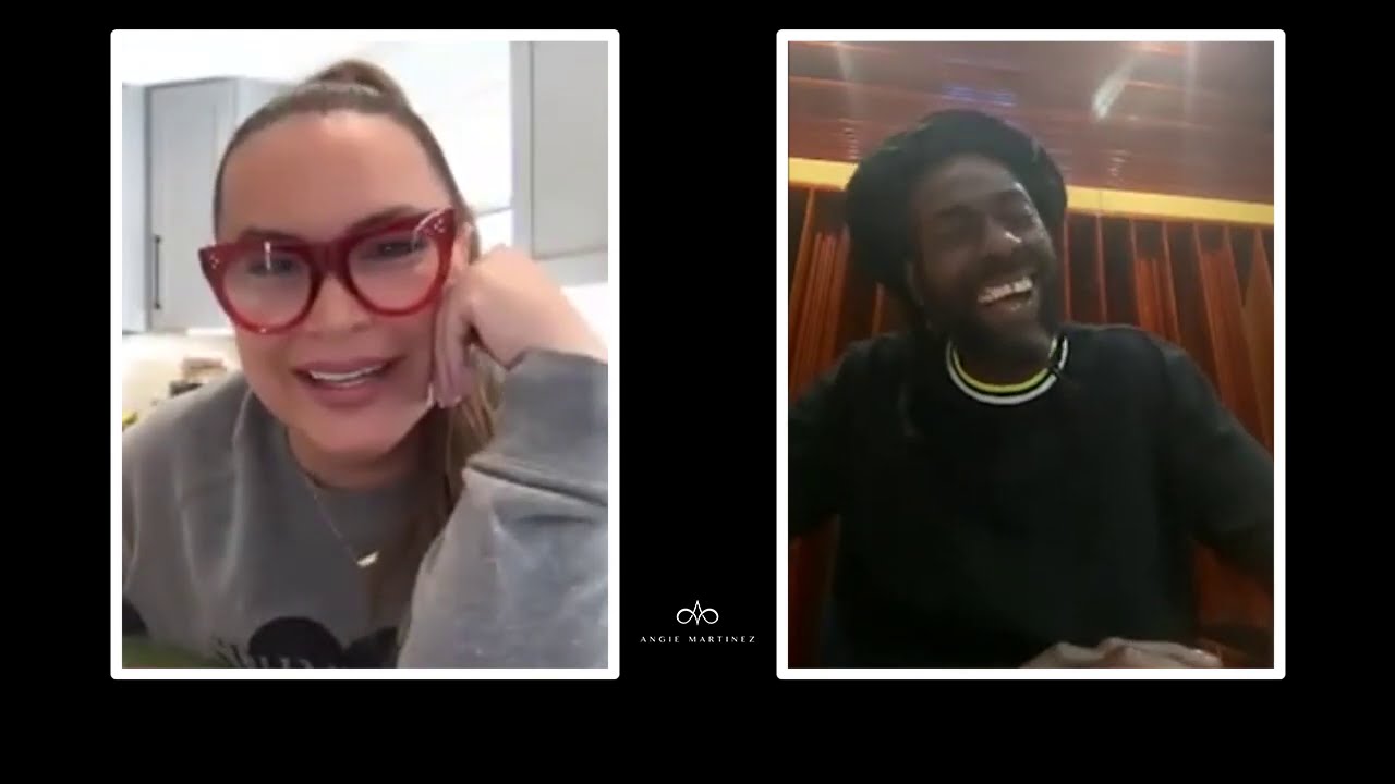 Buju Banton & Angie Have Lunch To Discuss Upside Down 2020 @ The Angie Martinez Show [7/23/2020]