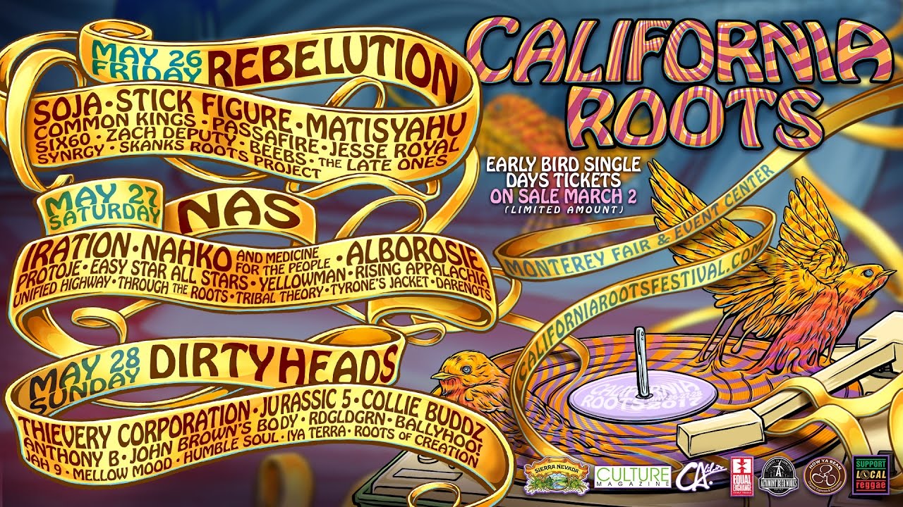 California Roots Festival 2017 - Single Day Announcement [2/28/2017]