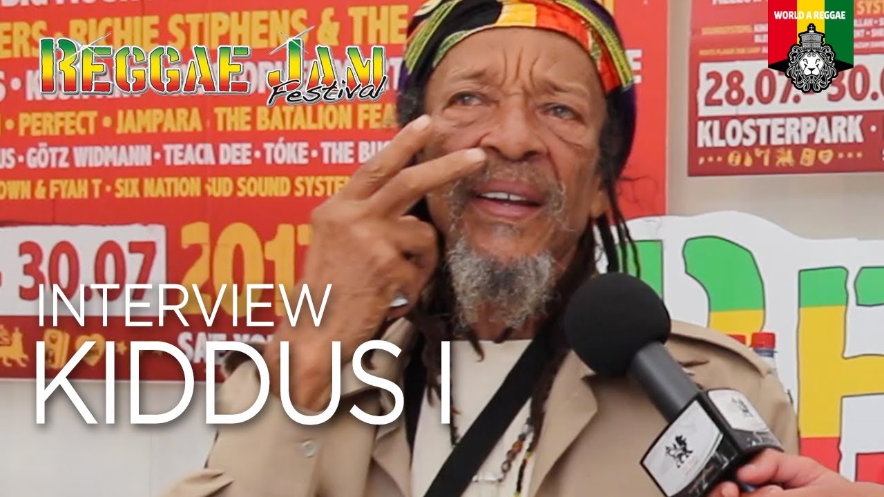 Interview with Kiddus I @ Reggae Jam 2017 [7/30/2017]