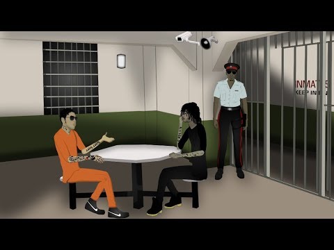 Alkaline Visits Vybz Kartel In Prison For Mhm Hm Formula (Jamaican Cartoon) [10/7/2017]
