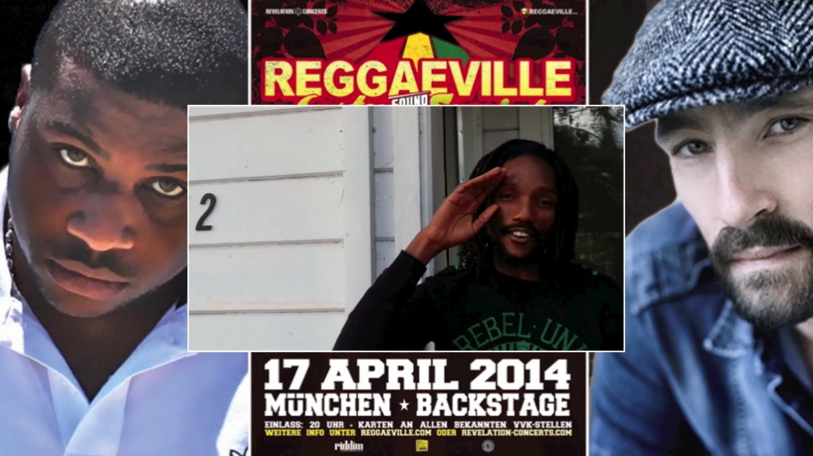 Kabaka Pyramid @ Reggaeville Easter Sound Special in Munich, Germany 2014 [4/14/2014]