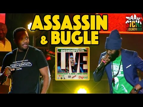 Assassin & Bugle in Kingston, Jamaica @ Redemption Live 2016 [2/7/2016]