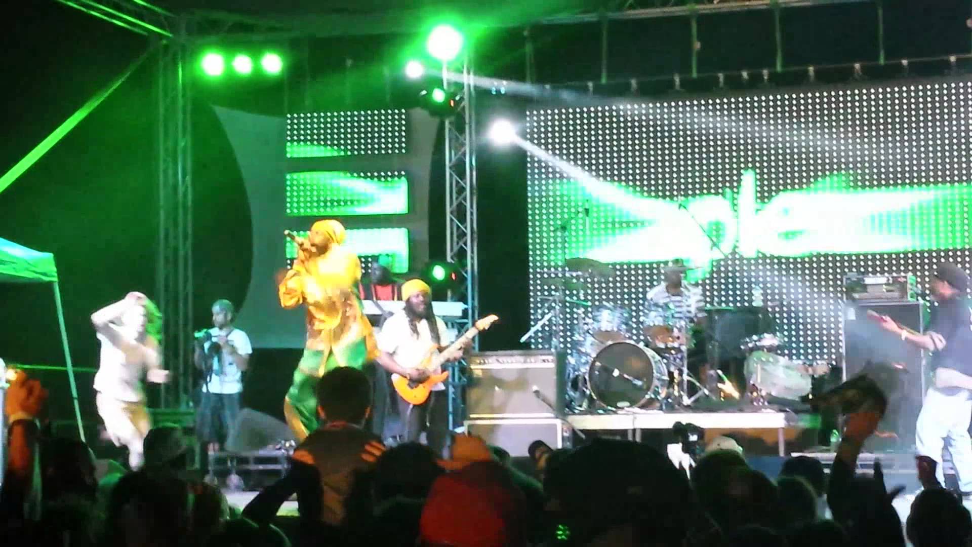 Capleton gets attacked during show @ Reggae In The Hills [6/8/2013]