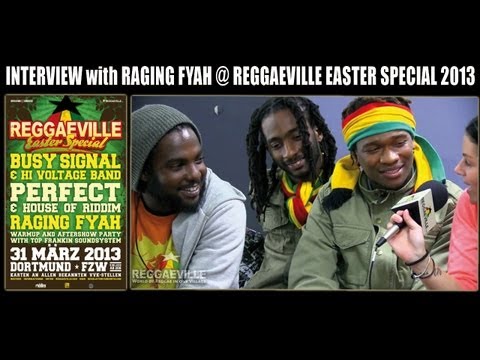 Interview with Raging Fyah @ Reggaeville Easter Special in Dortmund [3/31/2013]