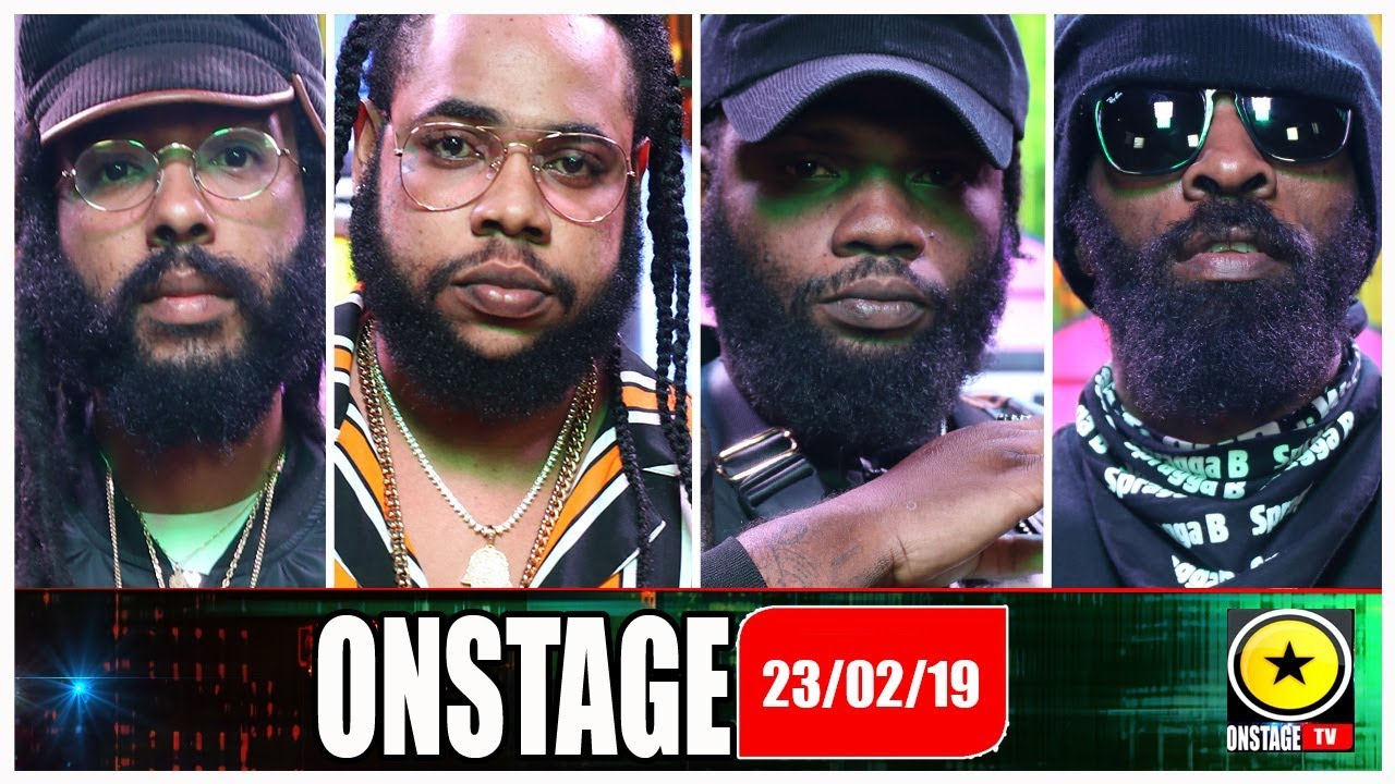 Squash, Chronic Law, Spragga Benz, Protoje @ OnStage TV [2/23/2019]