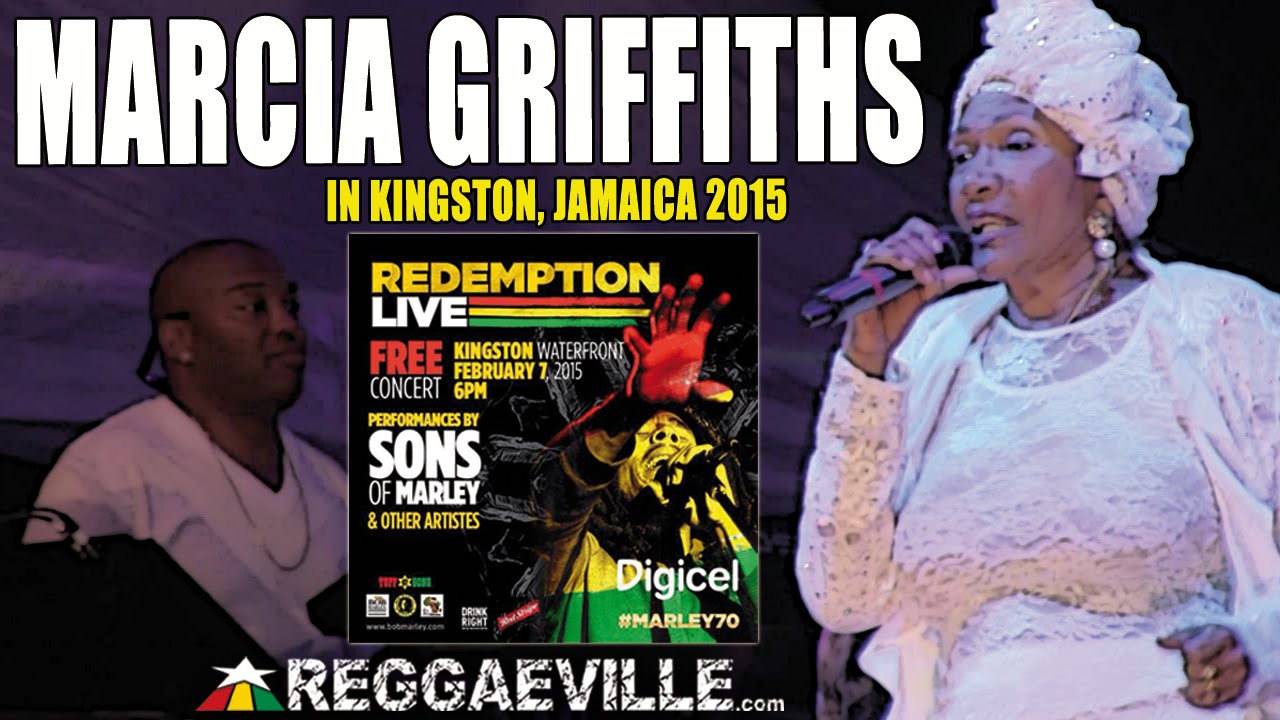 Marcia Griffiths in Kingston, Jamaica @ Bob Marley 70th Birthday Celebration [2/7/2015]