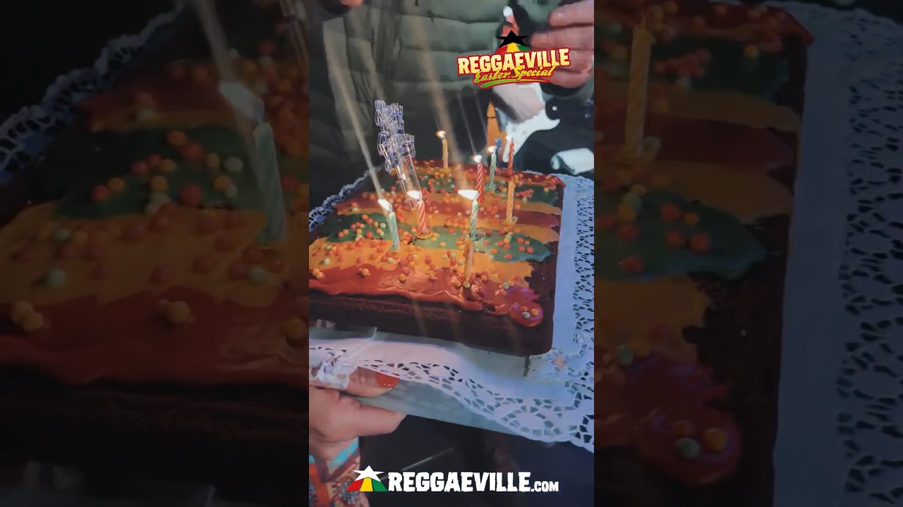 Birthday Cake Surprise on Stage for Anthony B @ Reggaeville Easter Special 2024 [3/30/2024]