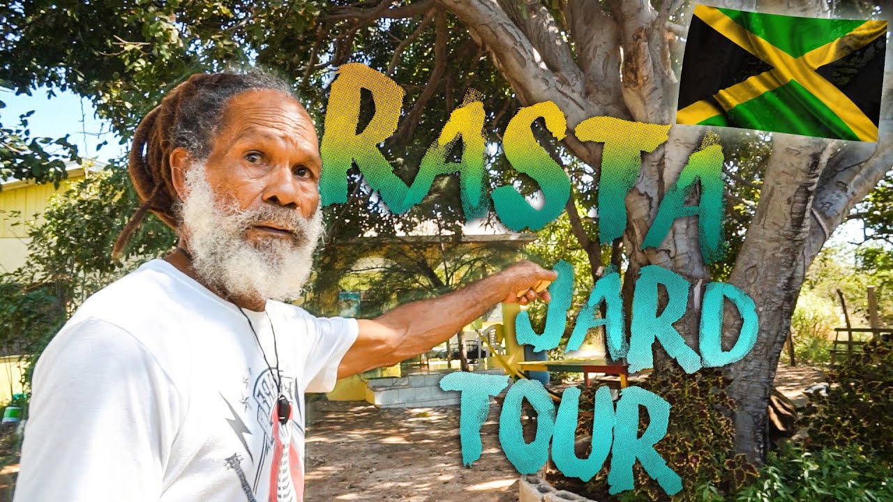 Backpacking Simon Vlog - Jamaican Rastafari shows what he grows on his yard [2/28/2019]