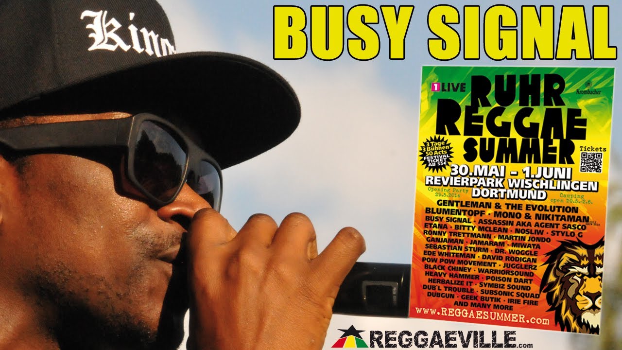 Busy Signal - Nah Go A Jail Again @ Ruhr Reggae Summer in Dortmund 2014 [6/1/2014]