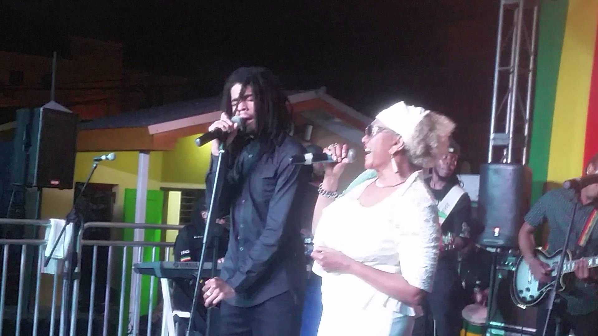 Skip Marley & Marcia Griffiths - Chances Are @ Bob Marley Museum [2/6/2016]