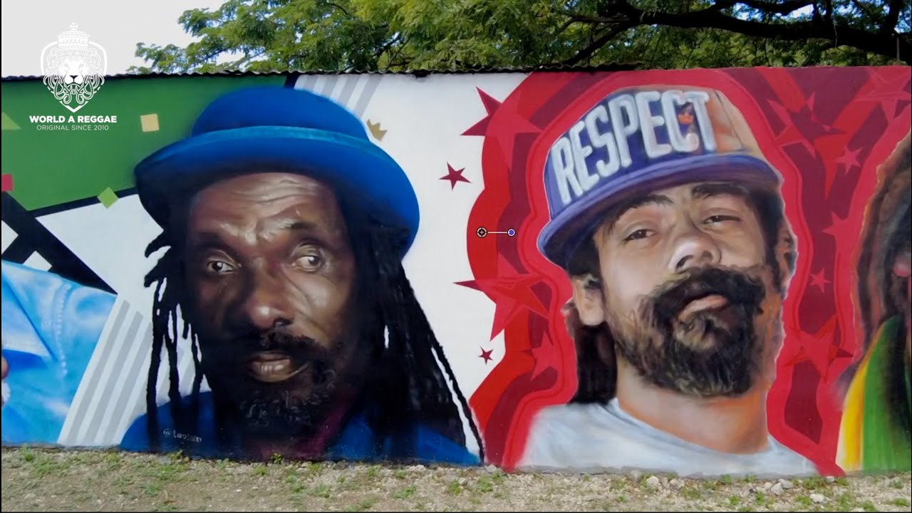 Reggae & Dancehall Wall of Fame Murals in Catherine Hall, Montego Bay, Jamaica [2/24/2025]