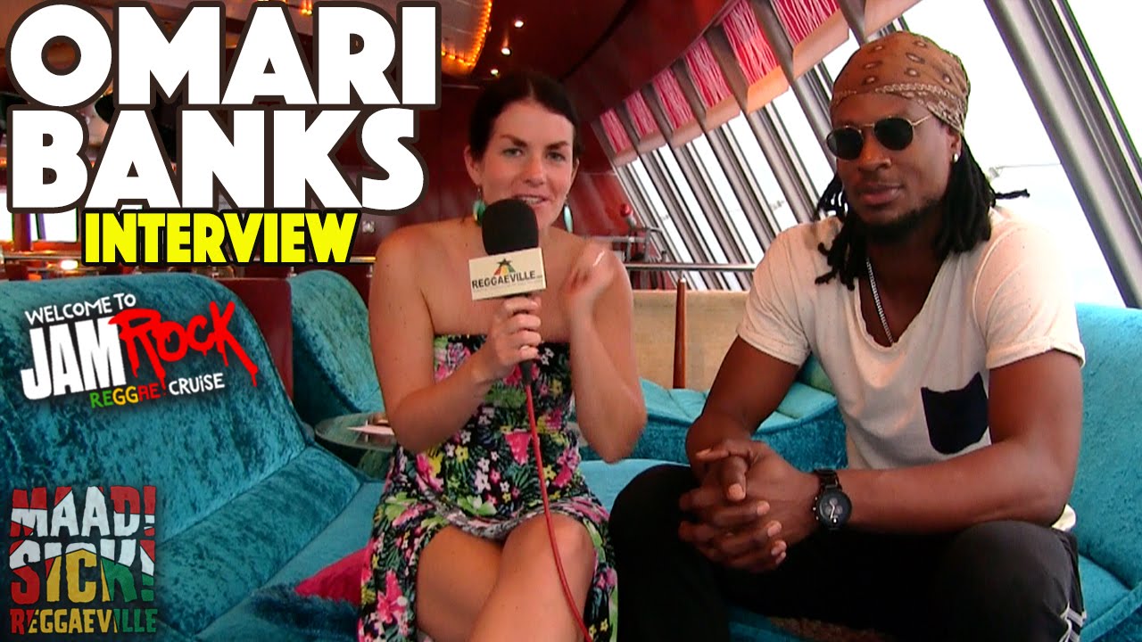 Interview With Omari Banks @ Welcome To Jamrock Reggae Cruise 2015 #1 [11/30/2015]